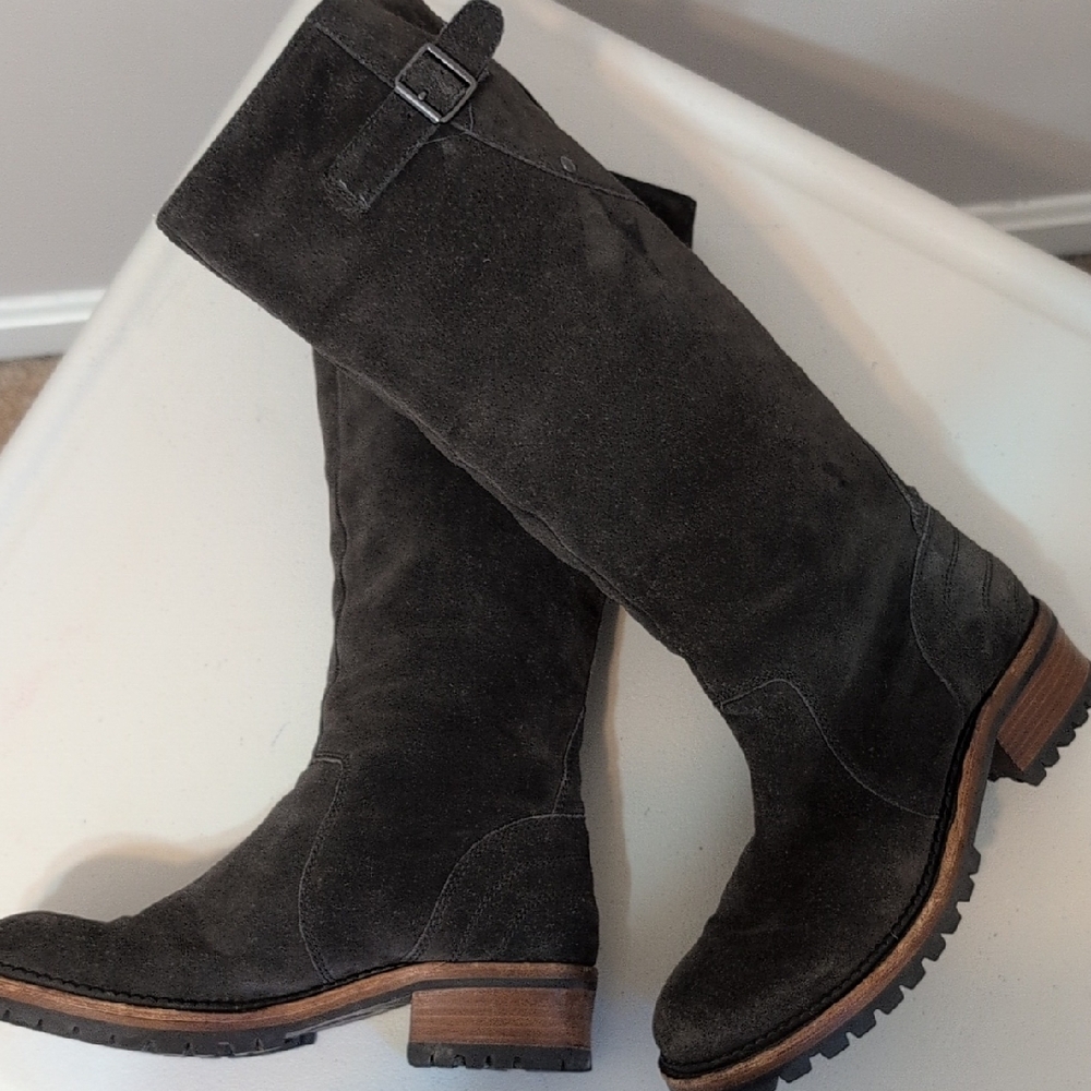 ASH (European Brand) Olive Green Suede Boots